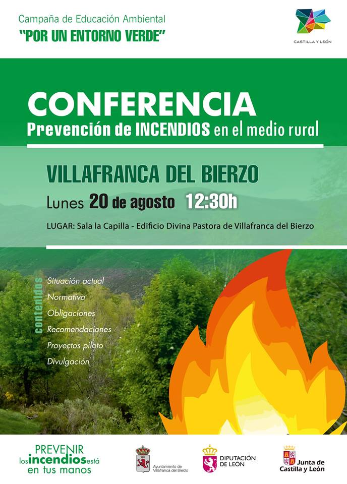 Foto de Conferencia sobre prevención de INCENDIOS