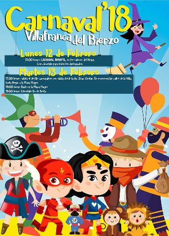 Carnaval 2018 en Villafranca del Bierzo