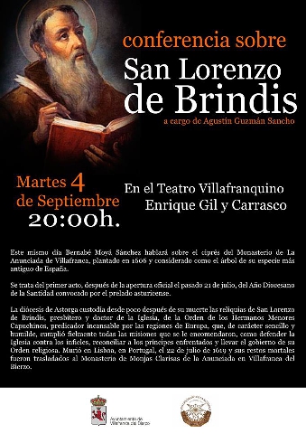 Conferencia sobre San Lorenzo de Brindis