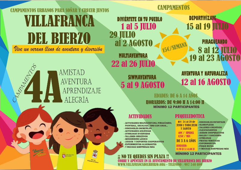 Campamento Urbano en Villafranca del Bierzo