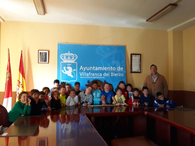Visita de los alumnos del Colegio Público San Lorenzo de Brindis