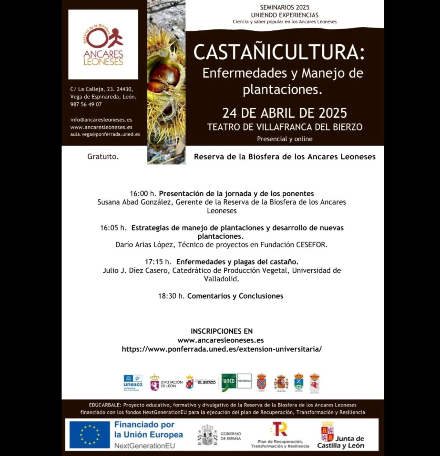 Foto de CASTAÑICULTURA: Enfermedades y manejo de plantaciones