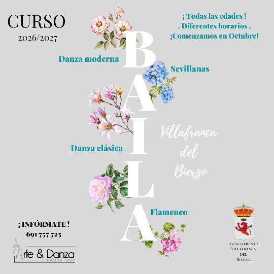 Foto de NUEVO CURSO 2026/2027 DE ARTE & DANZA EN VILLAFRANCA DEL BIERZO
