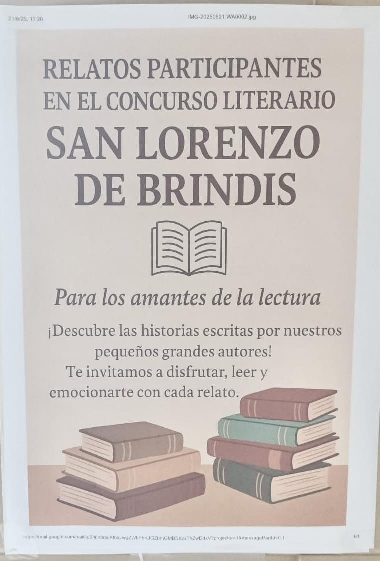 Foto de Exposición de relatos literarios del colegio San Lorenzo de Brindis