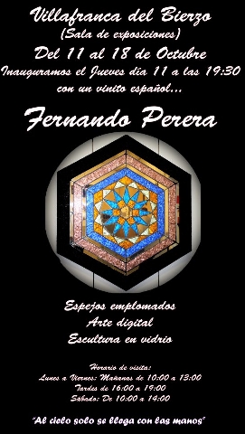 Foto de Exposición del artista berciano Fernando Perera