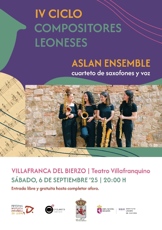 Foto de El IV ciclo “Compositores leoneses” programa concierto en Villafranca del Bierzo