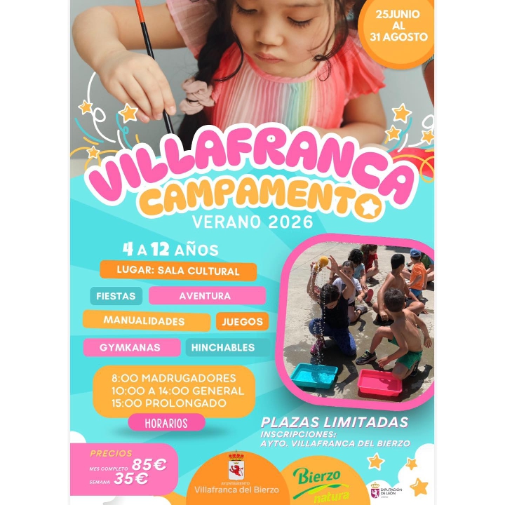 Foto de ¡Este verano vuelve el Campamento Villafranca 2026!