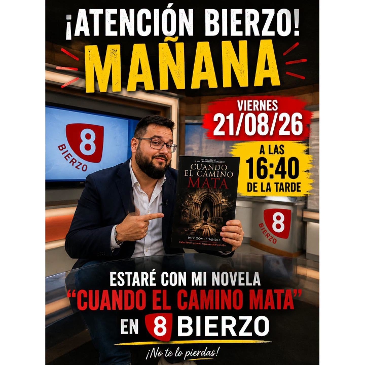 Foto de Pepe Sandes presenta en CYL8 su novela “Cuando el camino mata”