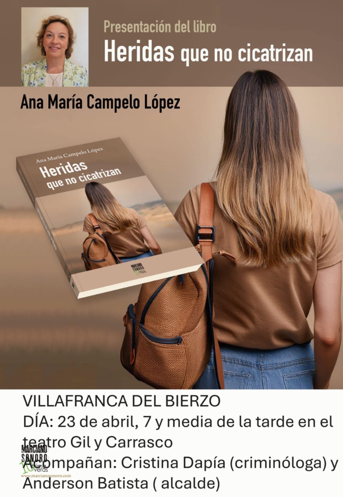 Foto de Ana María Campelo López presenta: «Heridas que no cicatrizan»