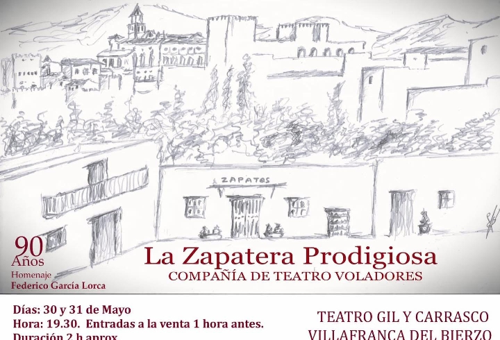 Foto de La Zapatera Prodigiosa en el Teatro Villafranquino