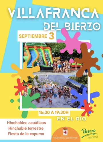 Foto de Hinchables en la Playa Fluvial de Villafranca del Bierzo