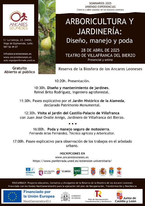 Foto de Seminario Uniendo Experiencias:  ARBORICULTURA Y JARDINERIA