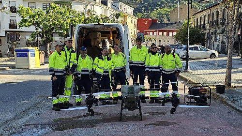 Foto de Los drones alzan el vuelo para cuidar las zonas verdes de Villafranca del Bierzo