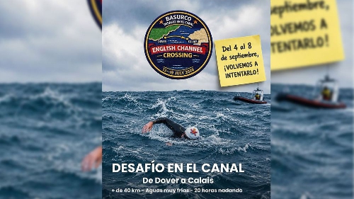 Foto de Basurco no se rinde: descubre las nuevas fechas para su épico cruce del Canal de la Mancha